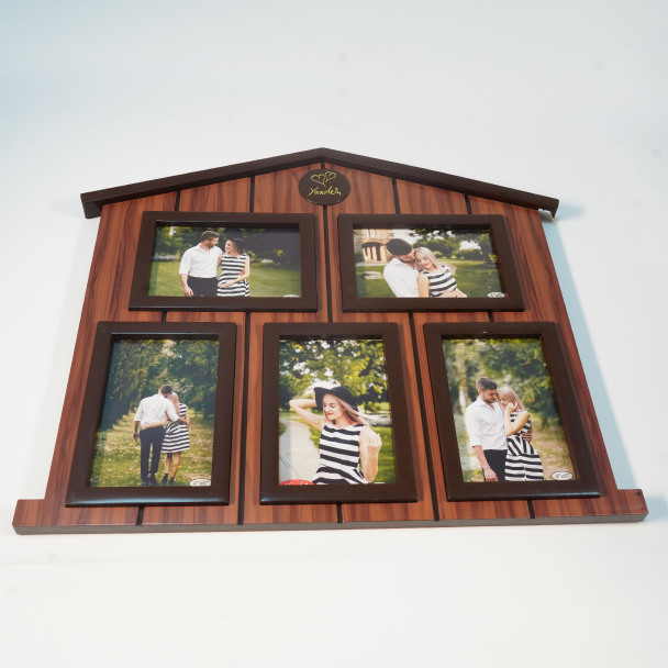 Wooden Multi Frame With 5 Slots